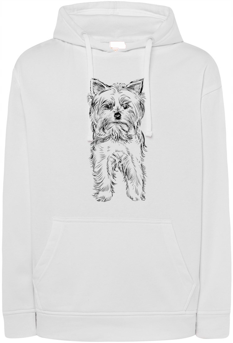 Mikina s potiskem Yorkshirského teriéra r.XXL