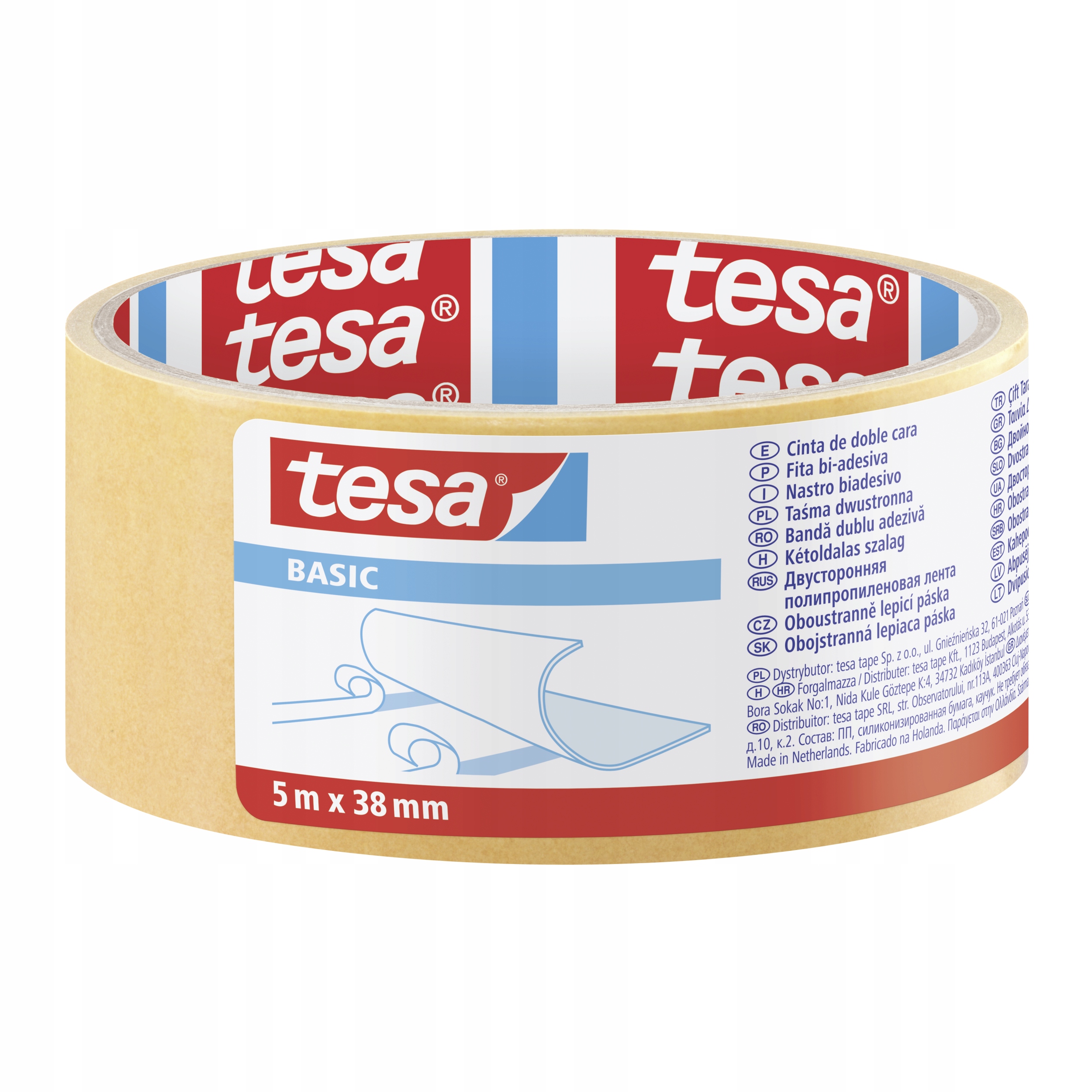 

Tesa 58584 Dwustronna taśma do wykładzin 5m Basic
