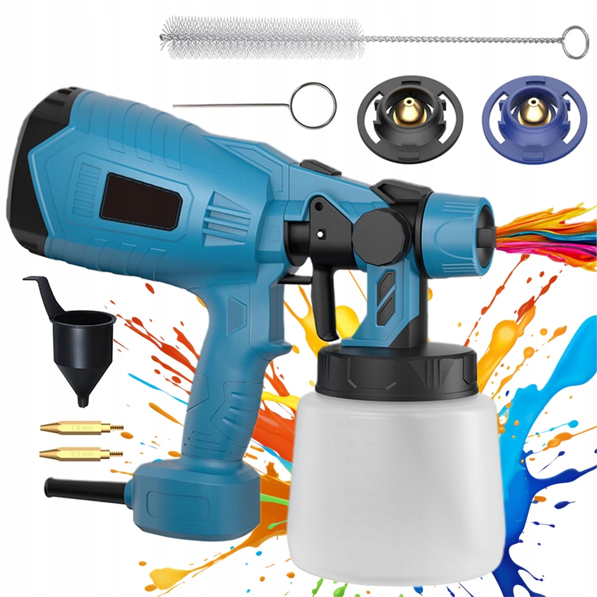 Elektryczny Opryskiwacz 700W Z Mosiężnymi Dyszami I Pojemnikiem 1L