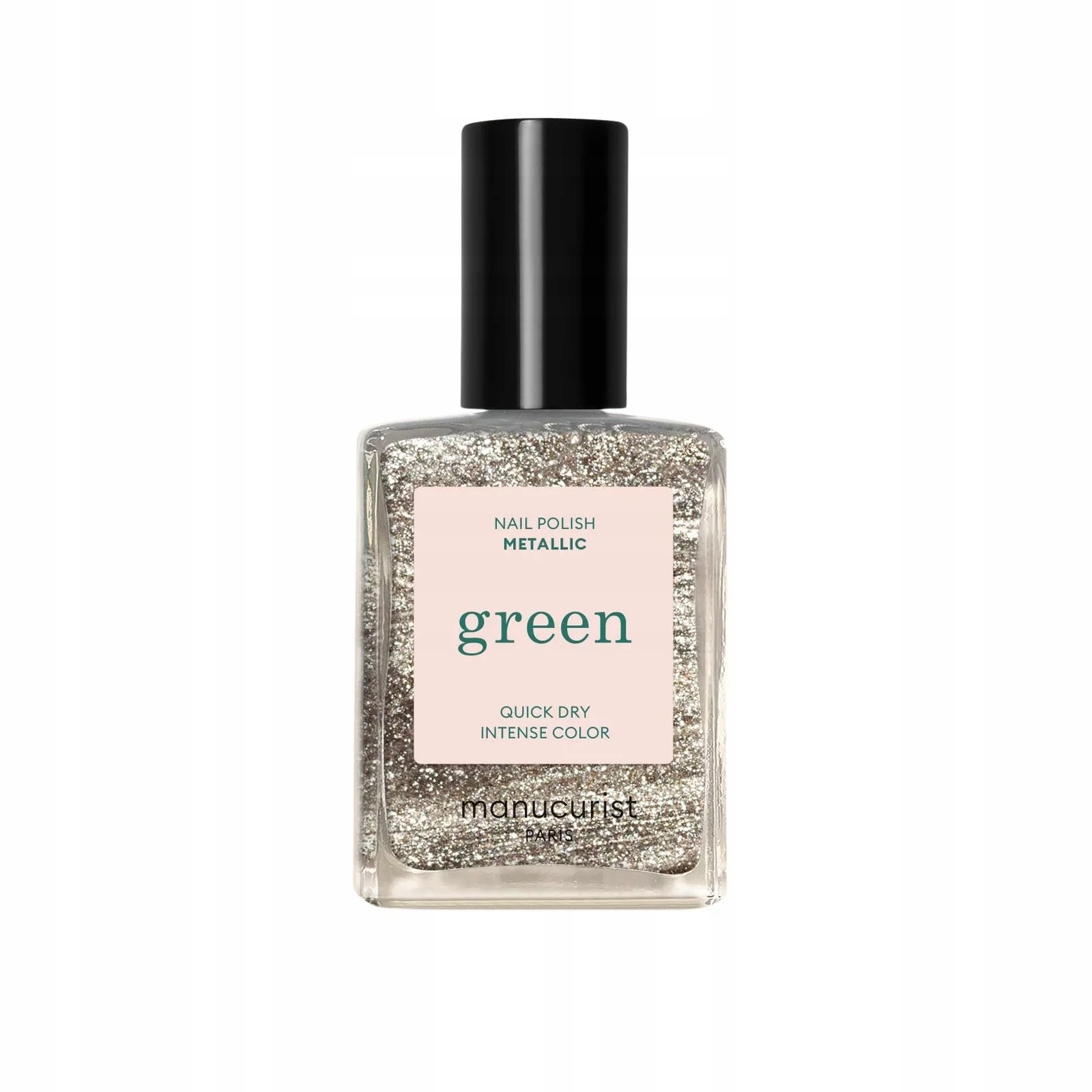 Lak na nehty – Metalický 15 ml Zlatý one size Manucurist paris
