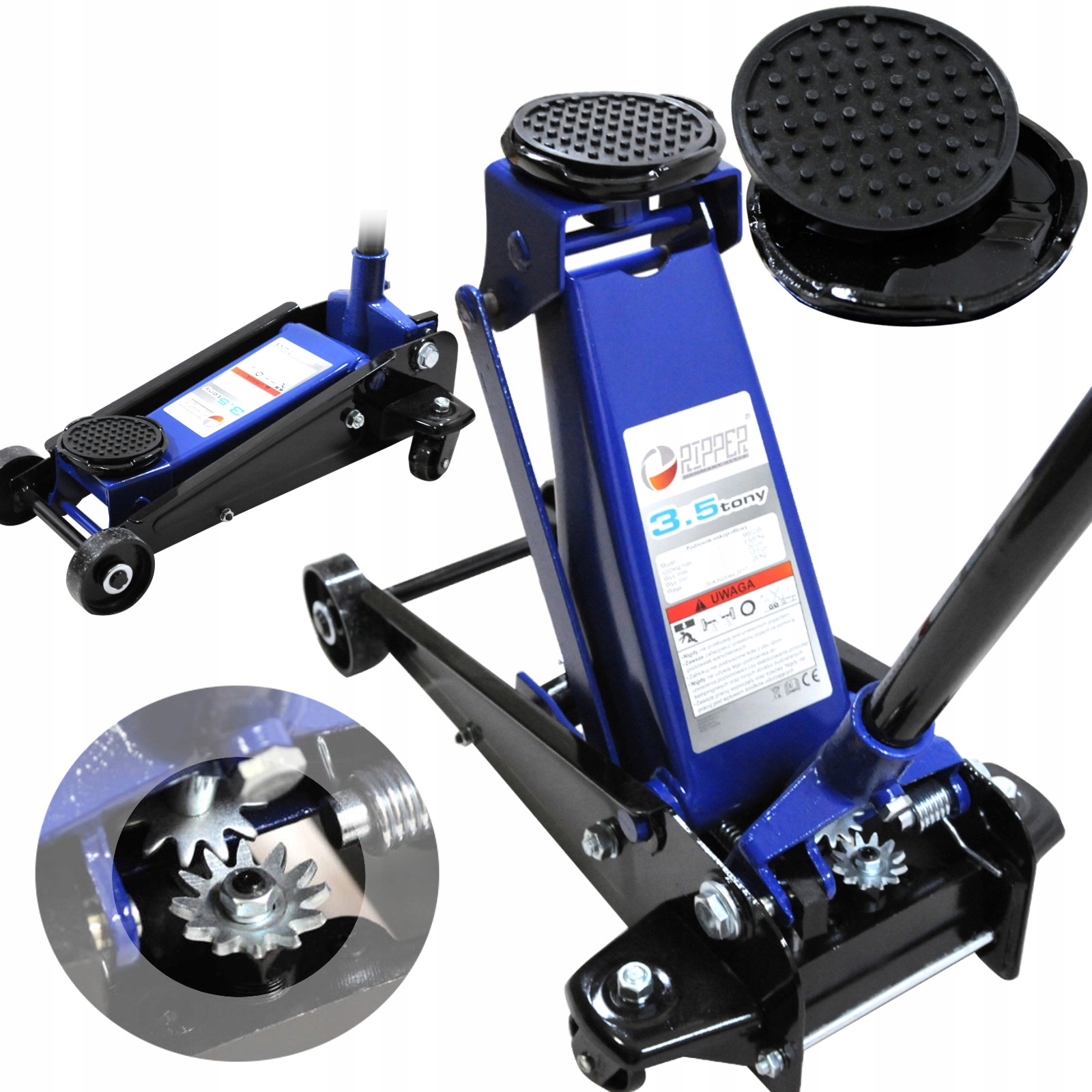 Низкопрофильный домкрат лягушка 3,5 т 500 мм