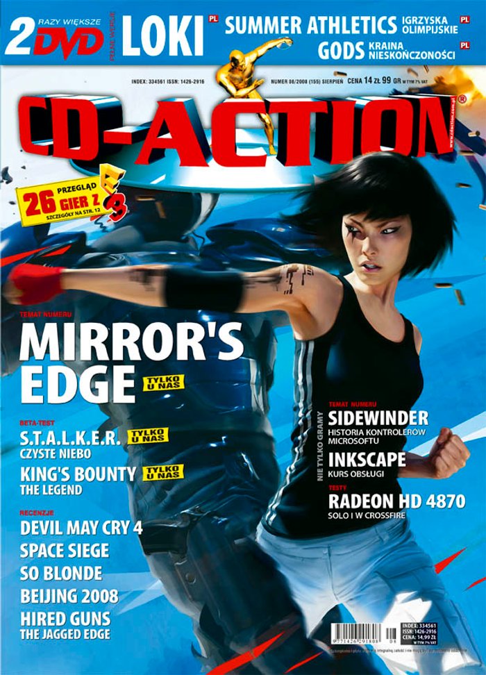 CD-Action 8 / 2008 bez płyt cd