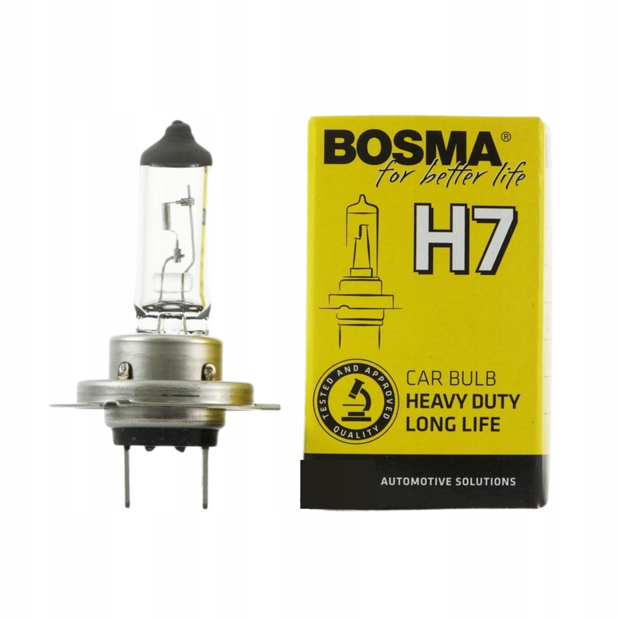 

Bosma Żarówka 12V 55W H7 Long Life Heavy Duty
