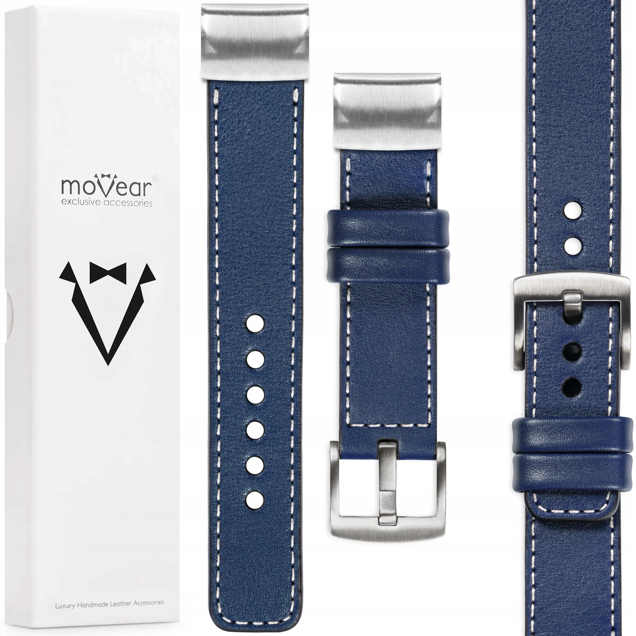 Prémiový kožený řemínek pro Garmin QuickFit 22 mm Fenix 8 7 6 5, exkluzivní