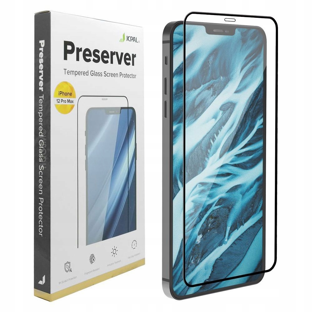 

Jcpal Pg Szkło na Cały Ekran do iPhone 12 Pro Max