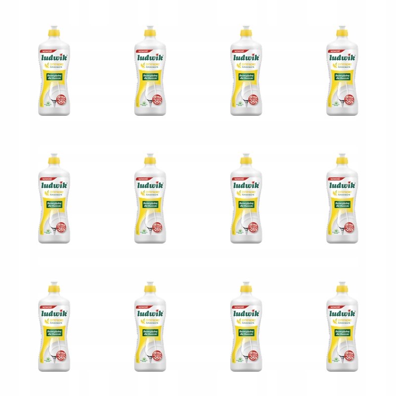 Ludwik tekutý prostředek na mytí nádobí 900 g citronový X12