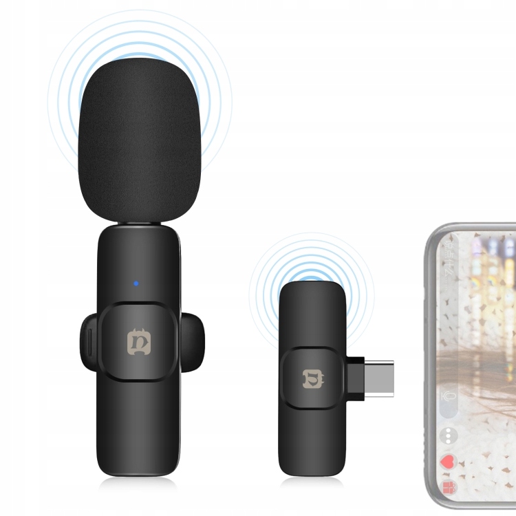 

Bezprzewodowy Mikrofon Krawatowy Puluz Usb-c