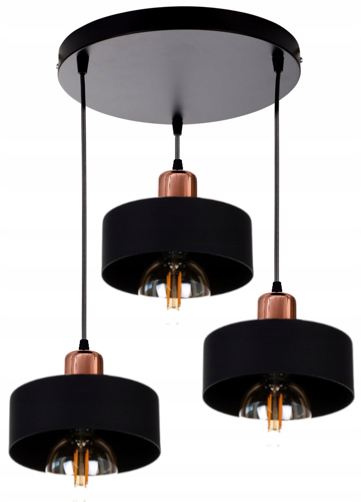 

Lampa Sufitowa Plafon Żyrandol Loft Edison Retro
