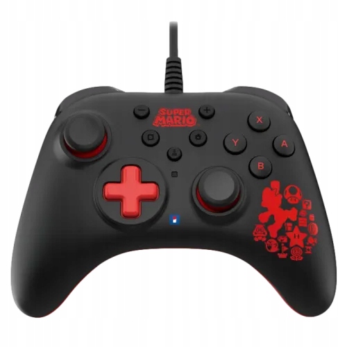 Pad przewodowy do konsoli Nintendo Switch czarny
