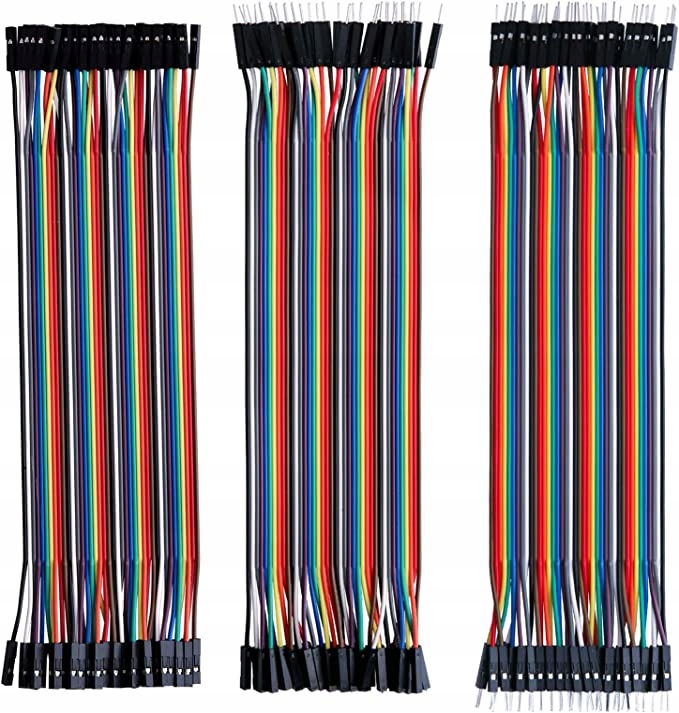 

Zestaw przewody połaczeniowe F-f M-f M-M 20 cm