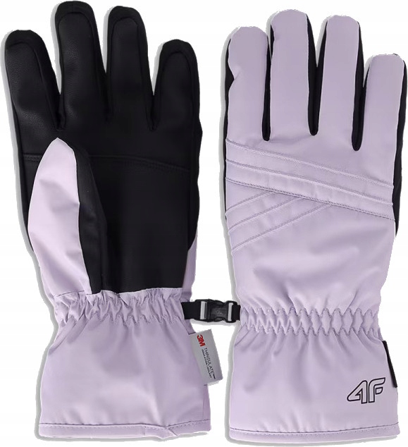 Damskie rękawice narciarskie 4F FGLF159 fioletowy 52S L