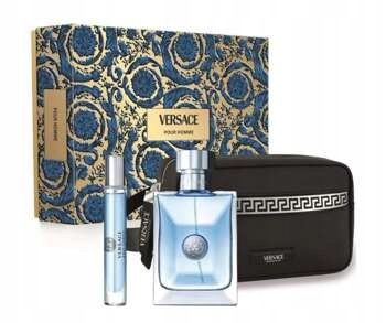 Versace Pour Homme Edt 100 ml+ Edt 10 ml+ kosmetyczka Zestaw
