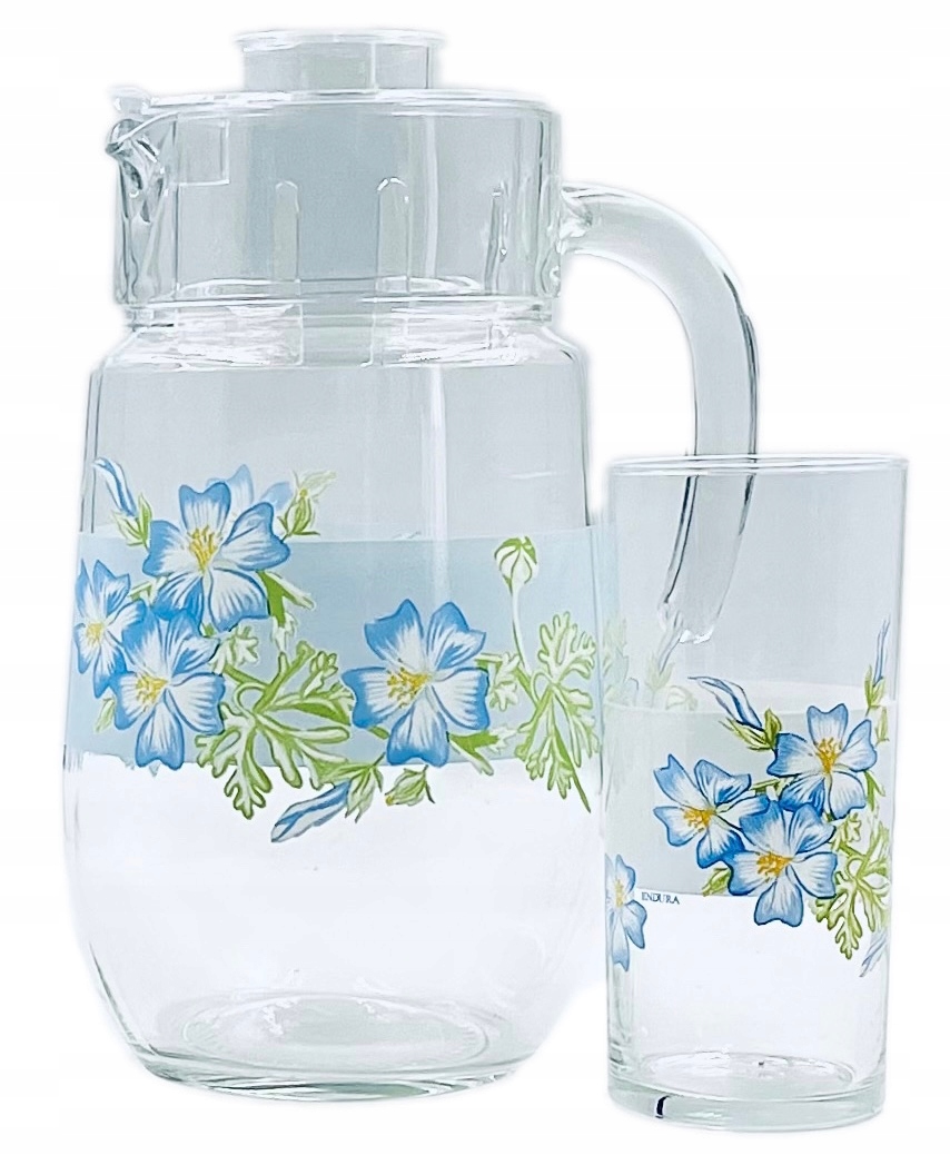 

Komplet Do Napojów Dzbanek Z Pokrywą+ Szklanki 7EL