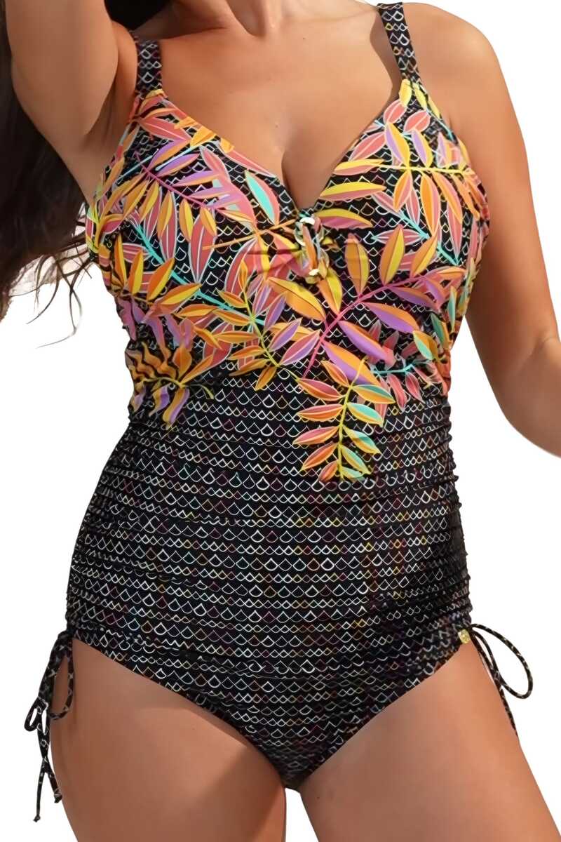 Self Jednodílné plavky Palermo7 3 černé 75D