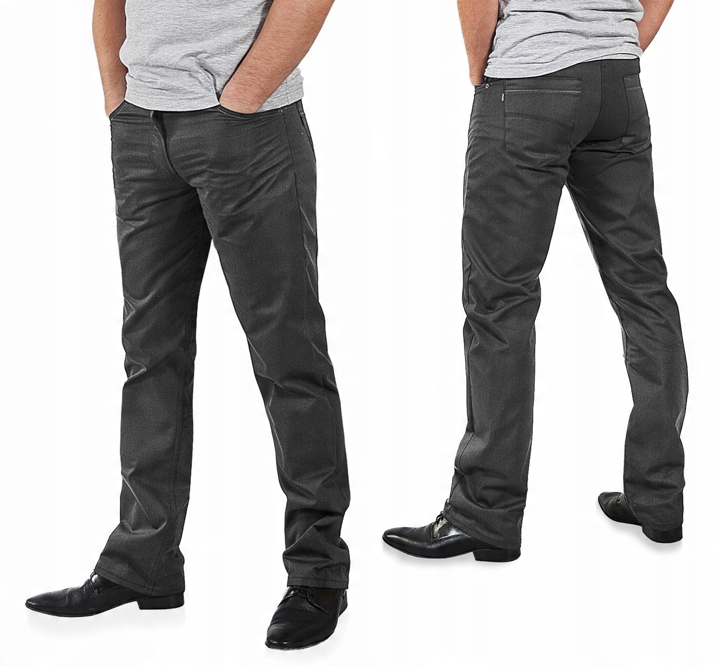 

Eleganckie Spodnie Męskie Wizytowe 610/4D 96 cm/36