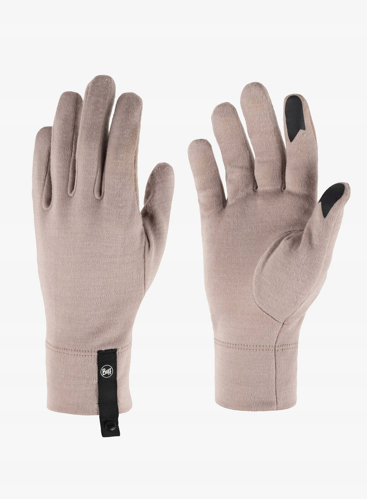 Vlněné rukavice Buff Merino Midweight Gloves lilac ice M