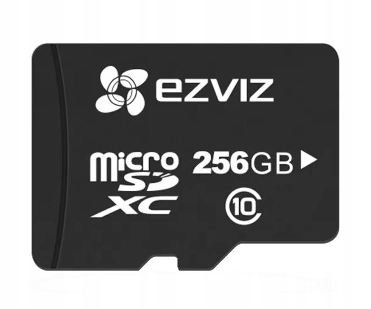 Karta pamięci Ezviz 256GB microSD C10 U3 90MB/s 50 MB/s Do Kamer 24/7