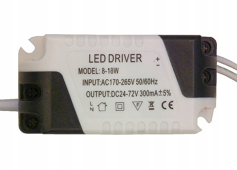 Zasilacz LED DRIVER 8-18W DC24-72V transformator