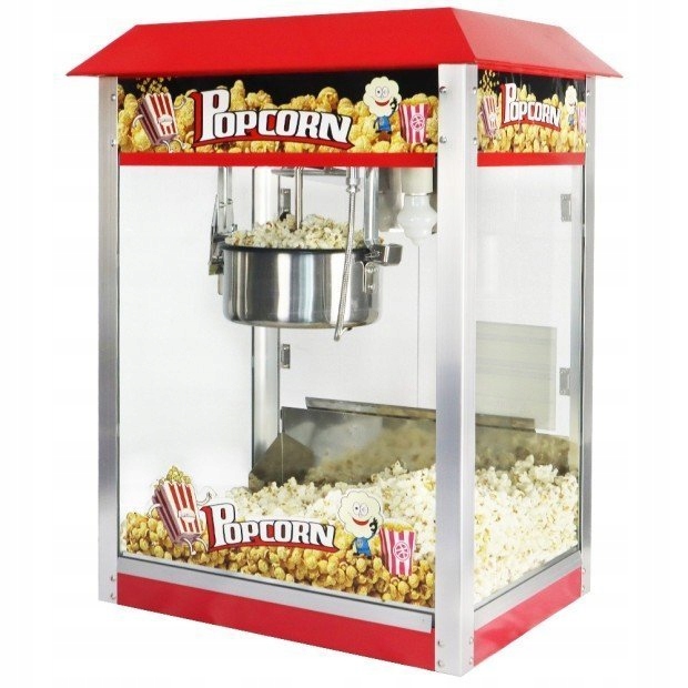 MASZYNA DO POPCORNU XXL Kinowa CZERWONA Amerykański Design EAN (GTIN) 5903855084162