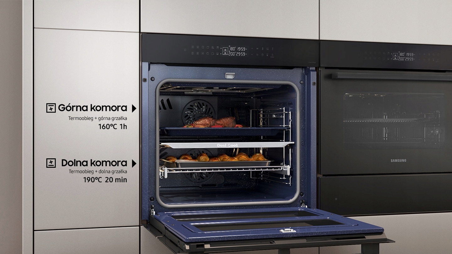 Piekarnik SAMSUNG NV7B43251AK Dual Cook Flex Wi-Fi Model NV7B43251AK/U2