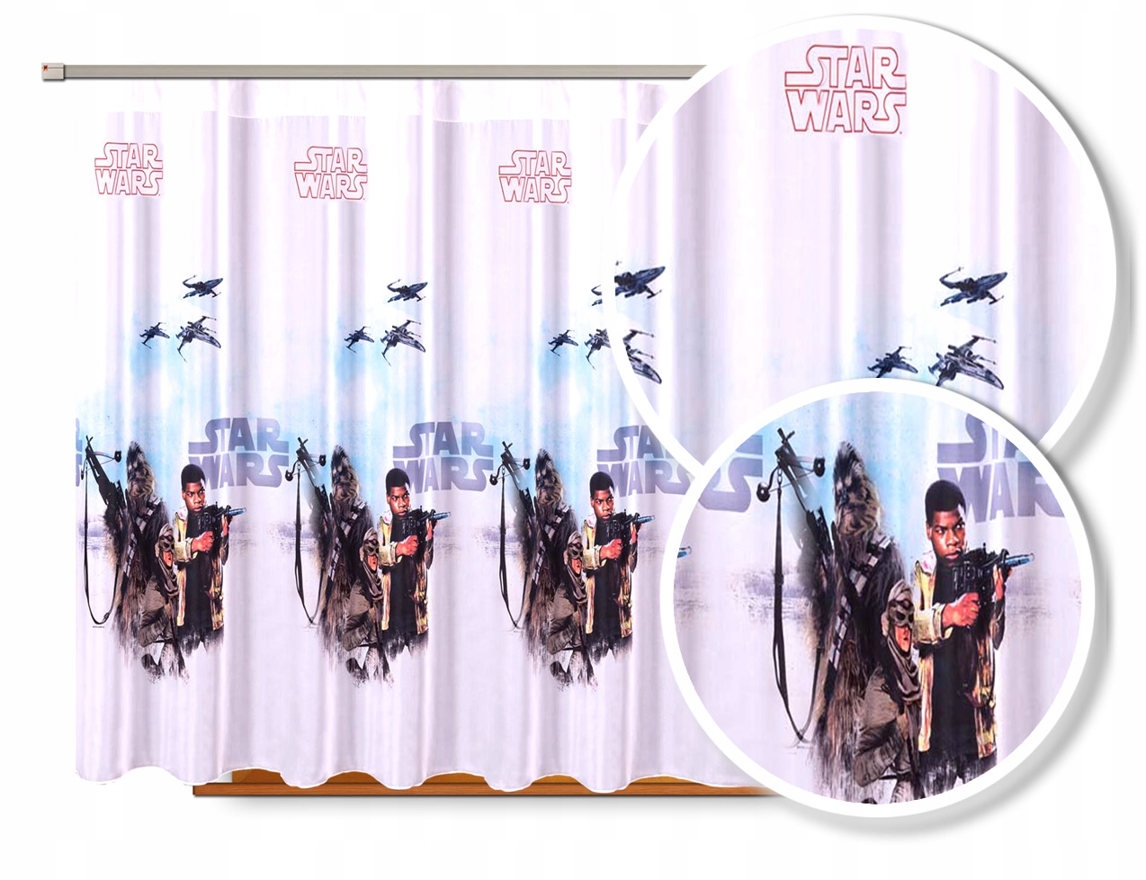 

Firanka Dziecięca Woal Star Wars SW01/160 Firana