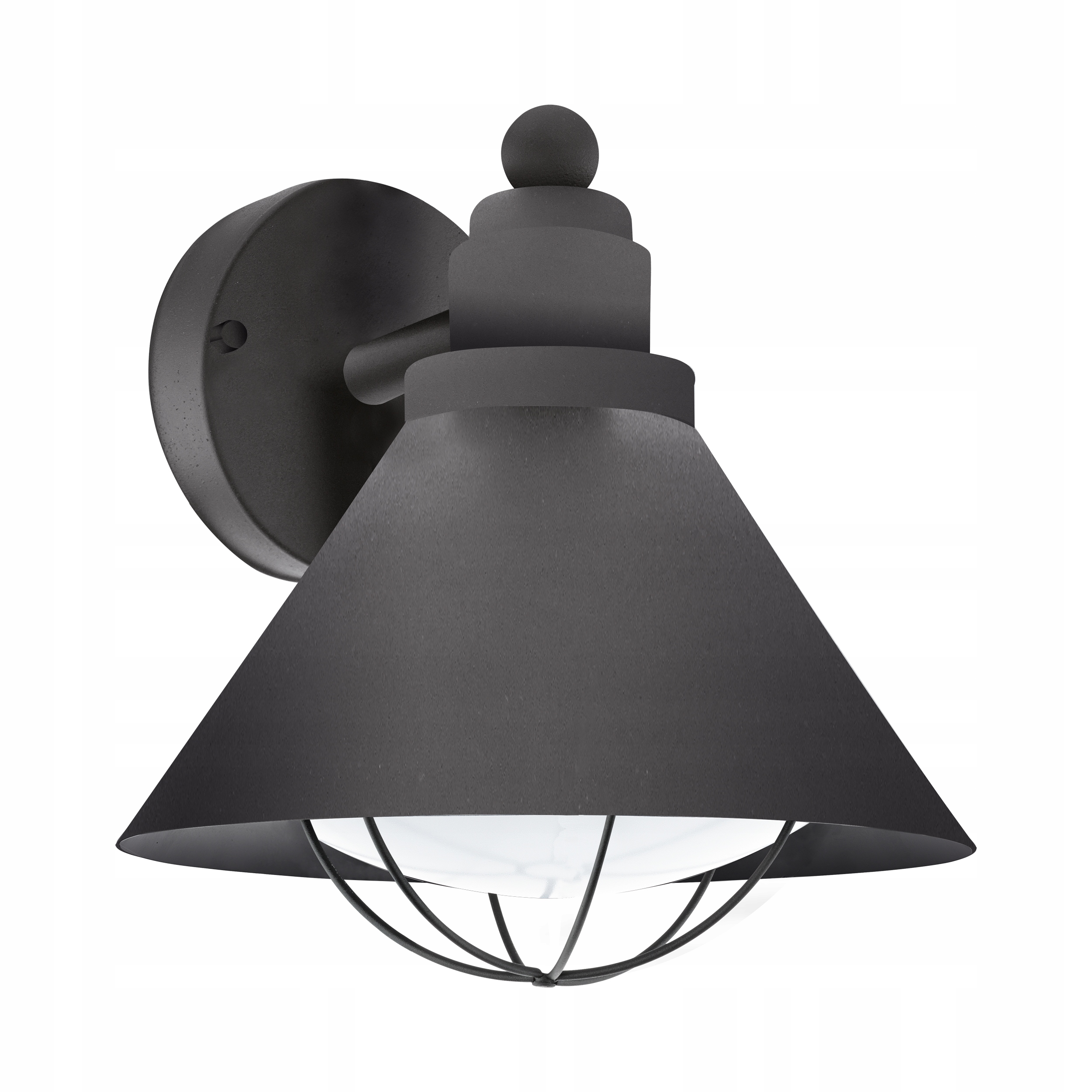 Zahradní Nástěnné Svítidlo Eglo Barrosela Černá E27 IP44 Fasádní Led