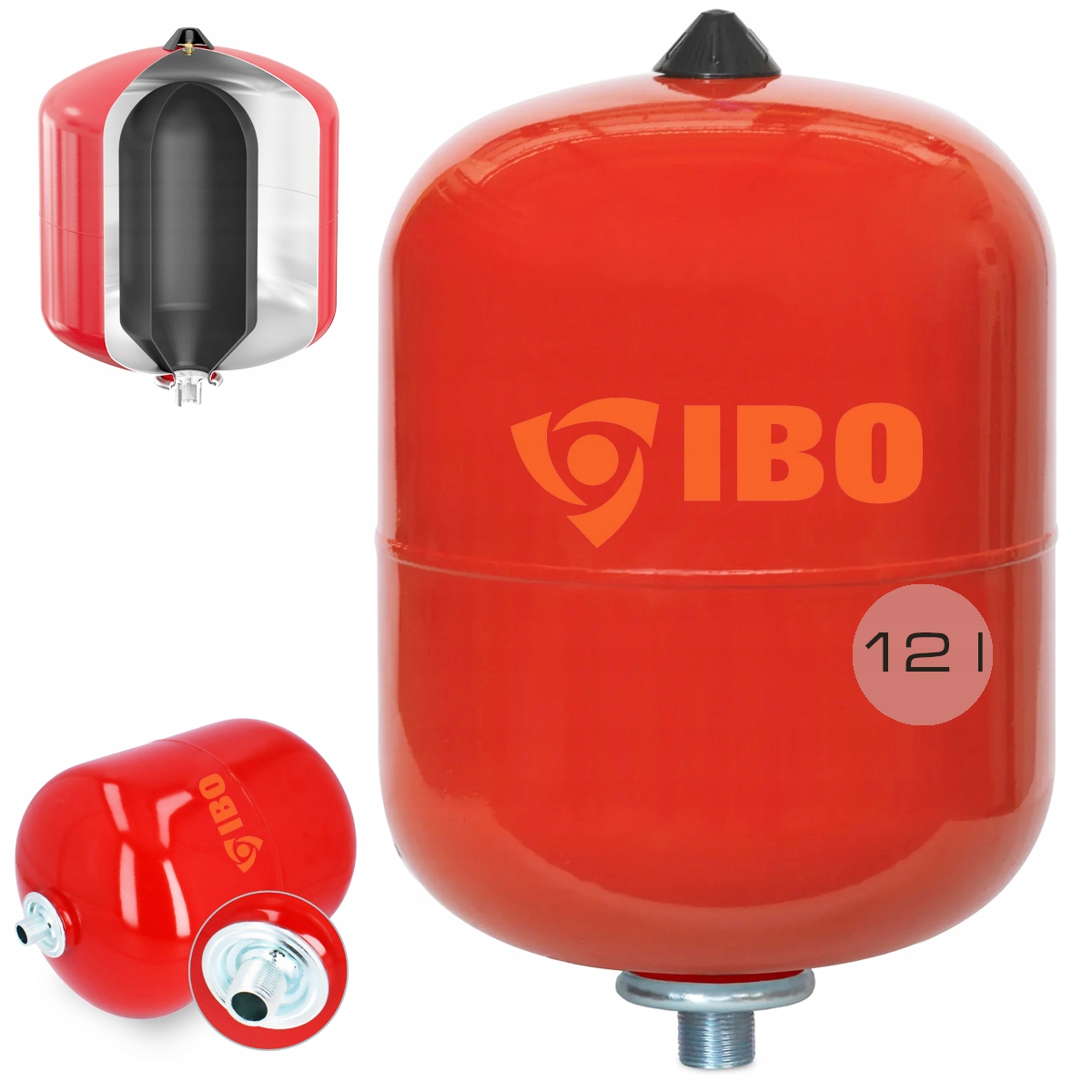 Naczynie Naczynko Przeponowe Wzbiorcze Zbiornik Do Instalacji C.O.12L Ibo