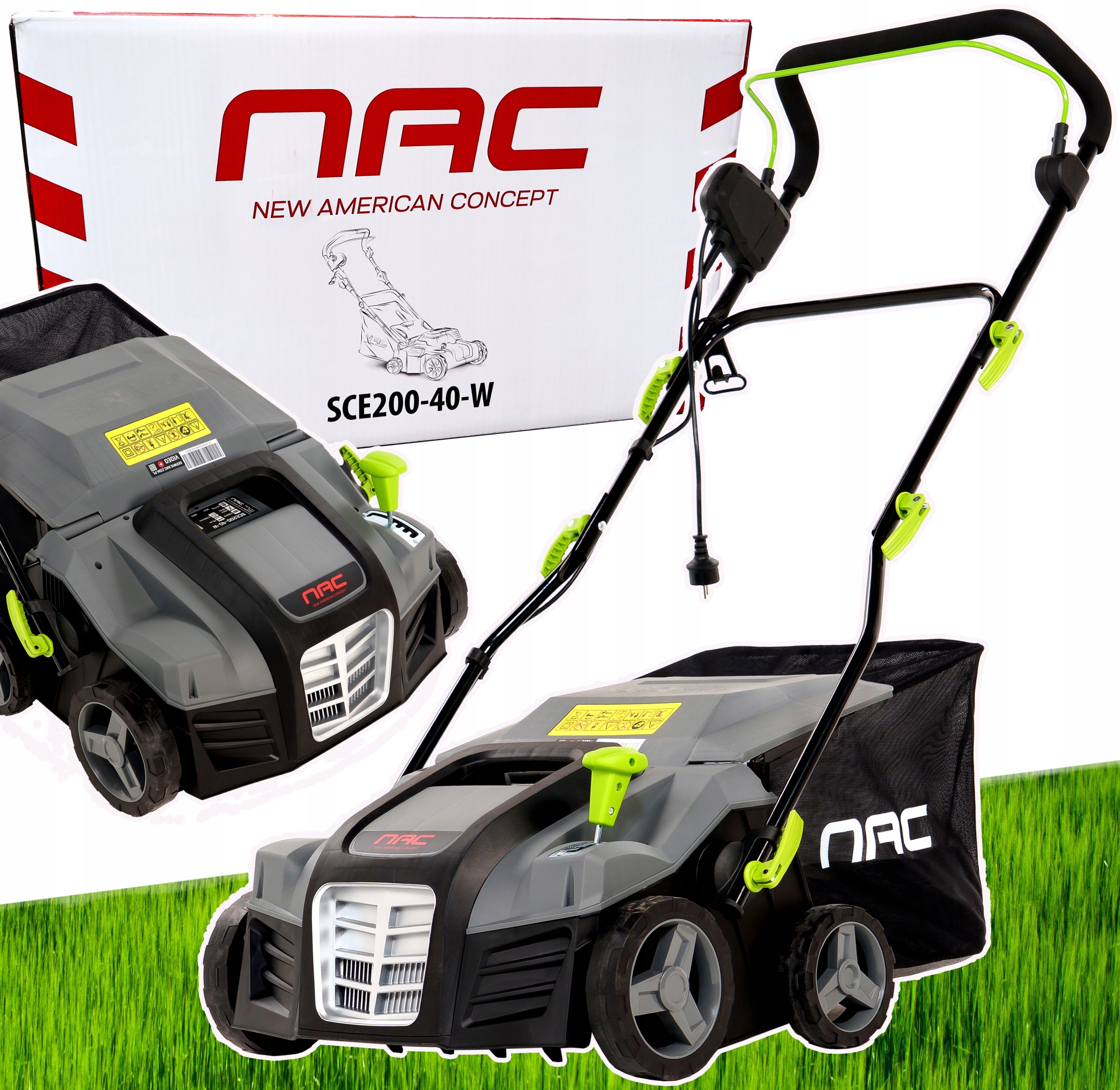 wertykulator - Aerator NAC SCE200-40-W 2000W 40cm 55l