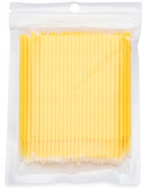 

Aplikatory do rzęs Microbrush 100szt. 2,5mm Żółte