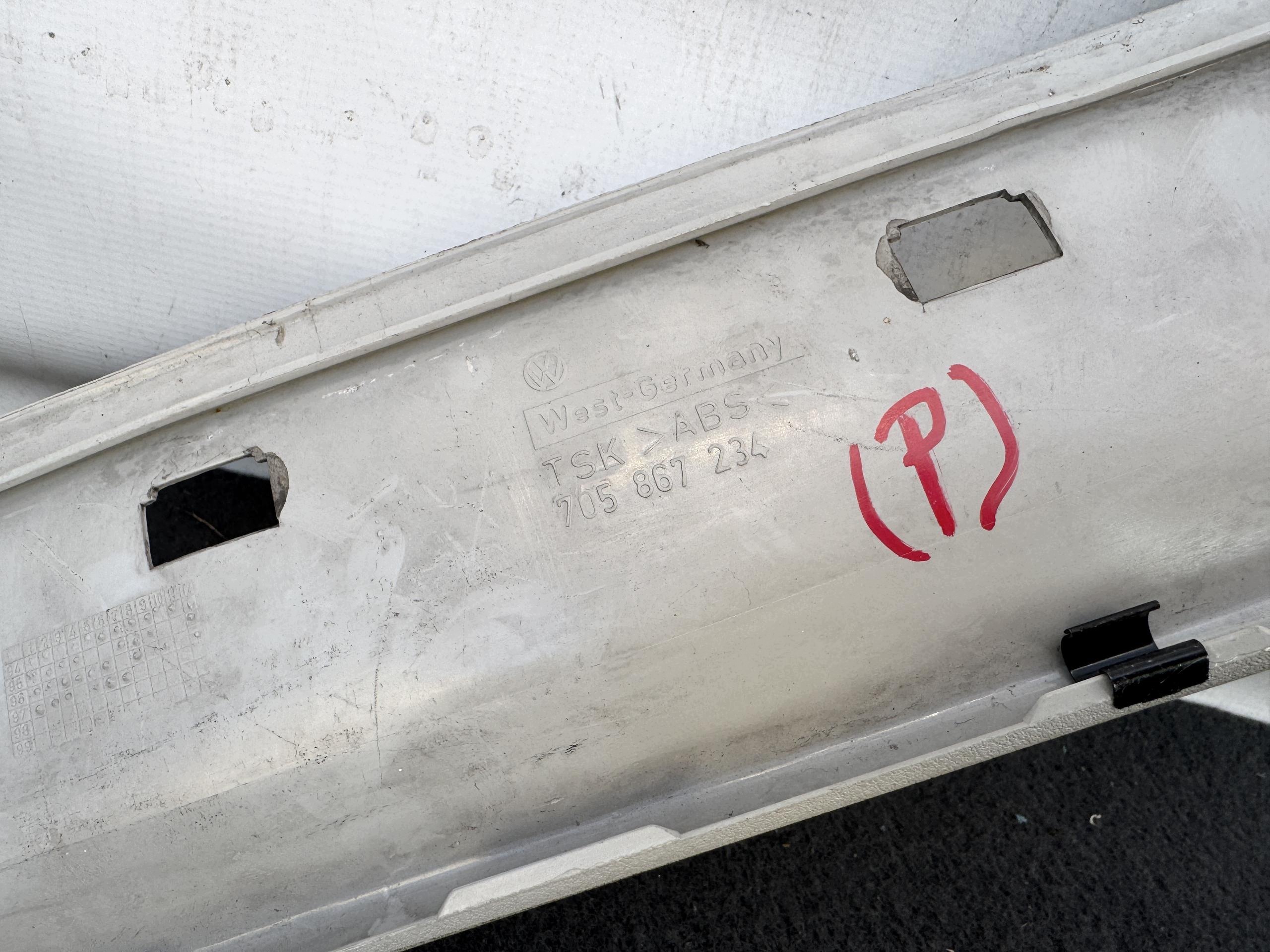VW TRANSPORTER T4 96- side pillar A right cover moulding 705867234