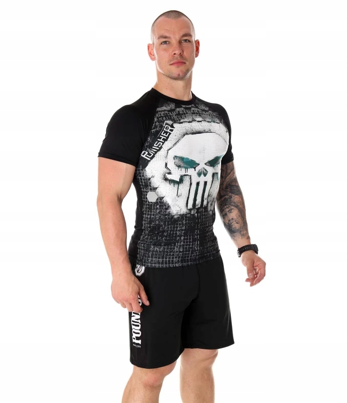 Rashguard Poundout Marvel Black XXL
