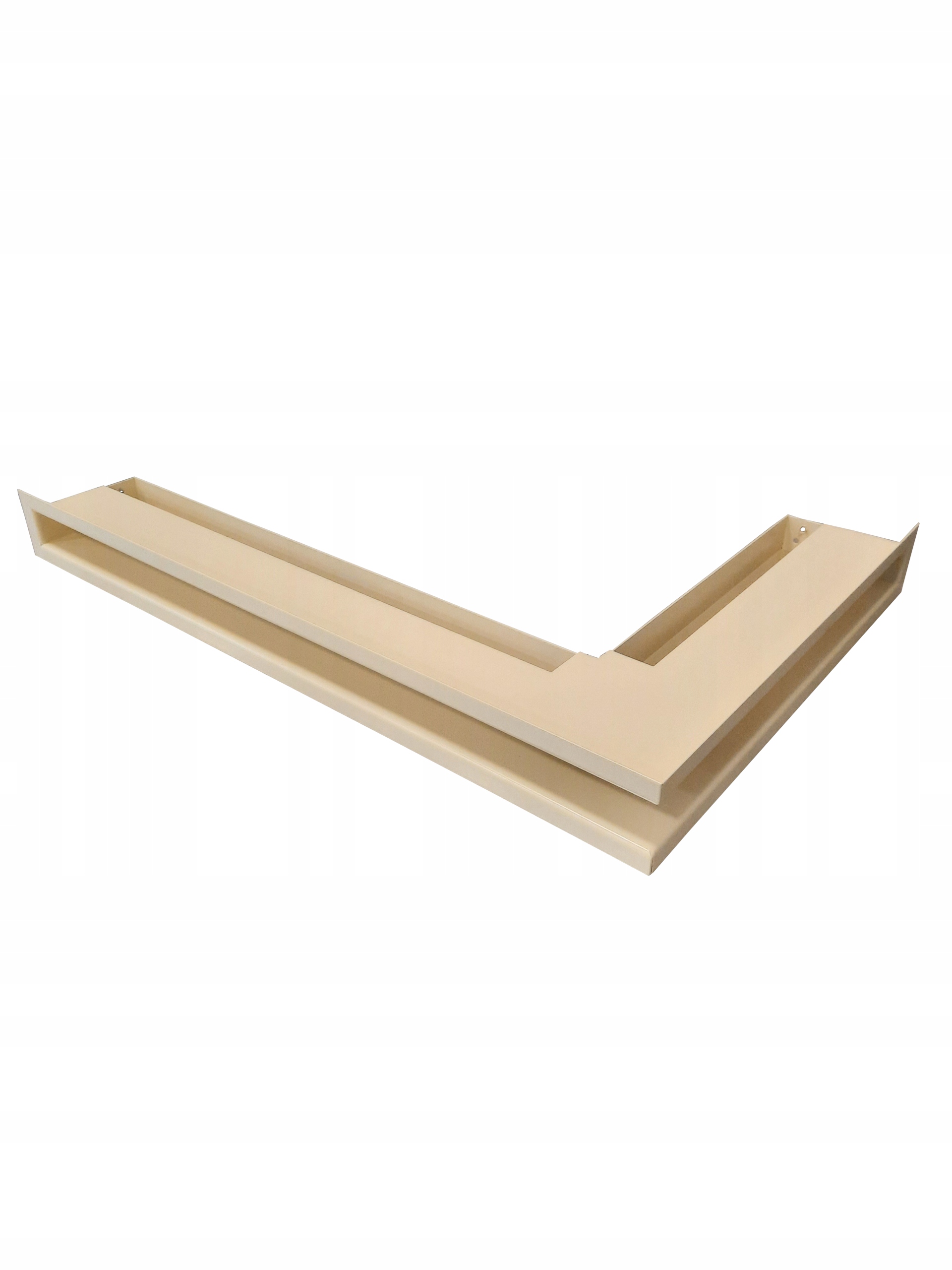 Ventilační mřížka do krbu Luft rohová levá 60x40x6 krémová