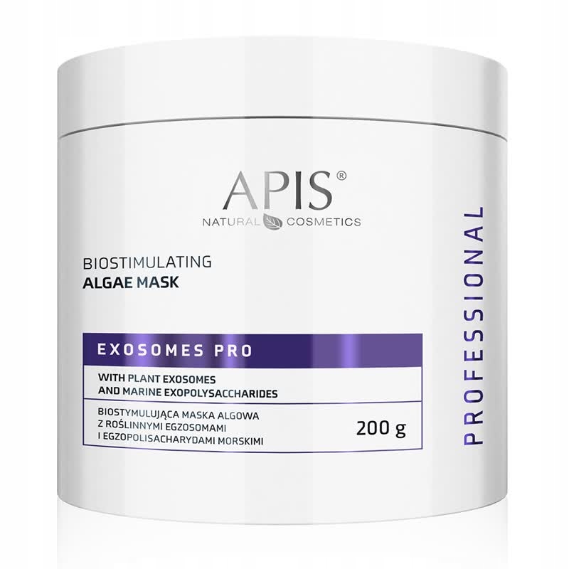 APIS EXOSOMES PRO Biostymulująca maska algowa z roślinnymi egzosomami 200g