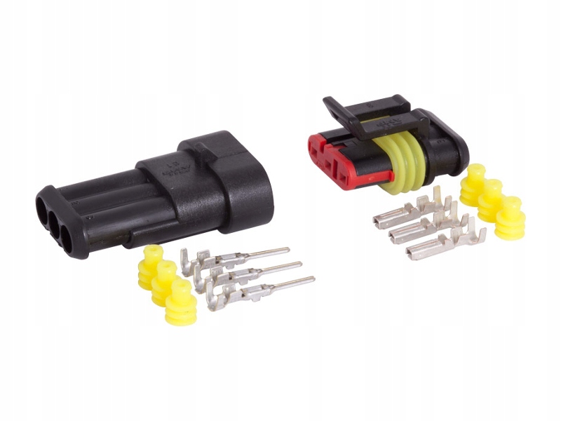 

Kostka złącze hermetyczne wtyk Superseal 3 Pin