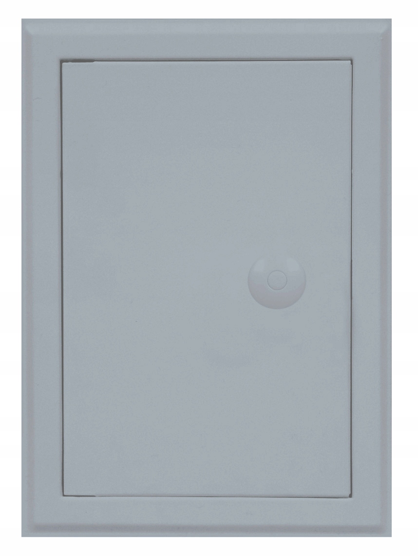 DRZWICZKI REWIZYJNE EMALIOWANE SZARE 35x35 GAŁKA