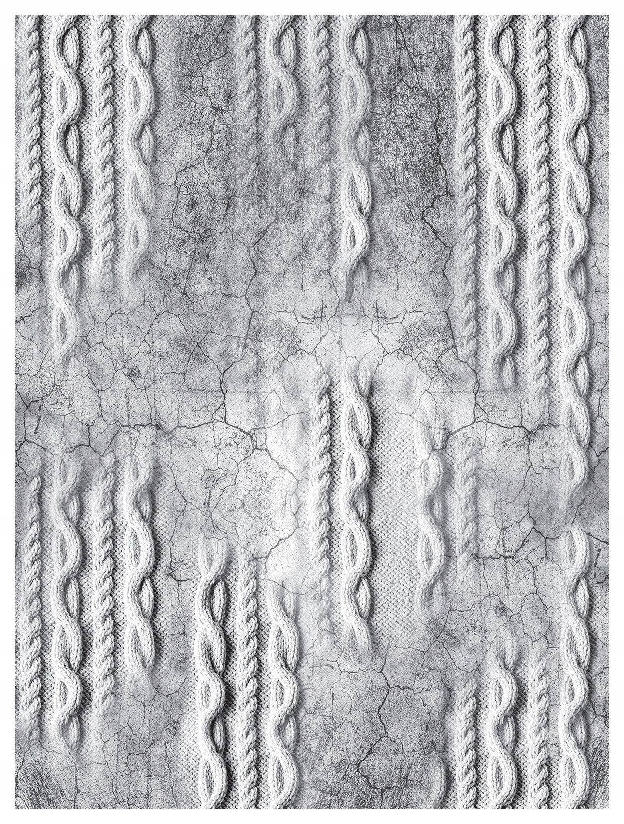 Betonová tapeta Kosy Šedé Praskliny Kámen Minimalismus Monochrom 206x275