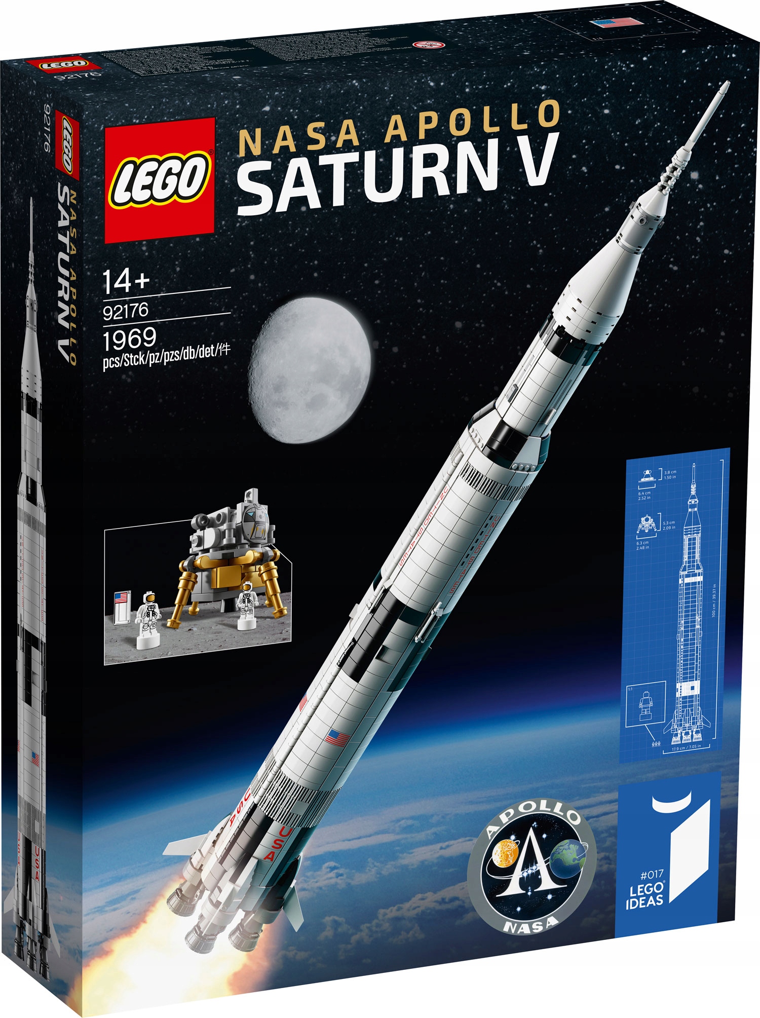 LEGO IDEAS Rakieta NASA Apollo Saturn V 92176