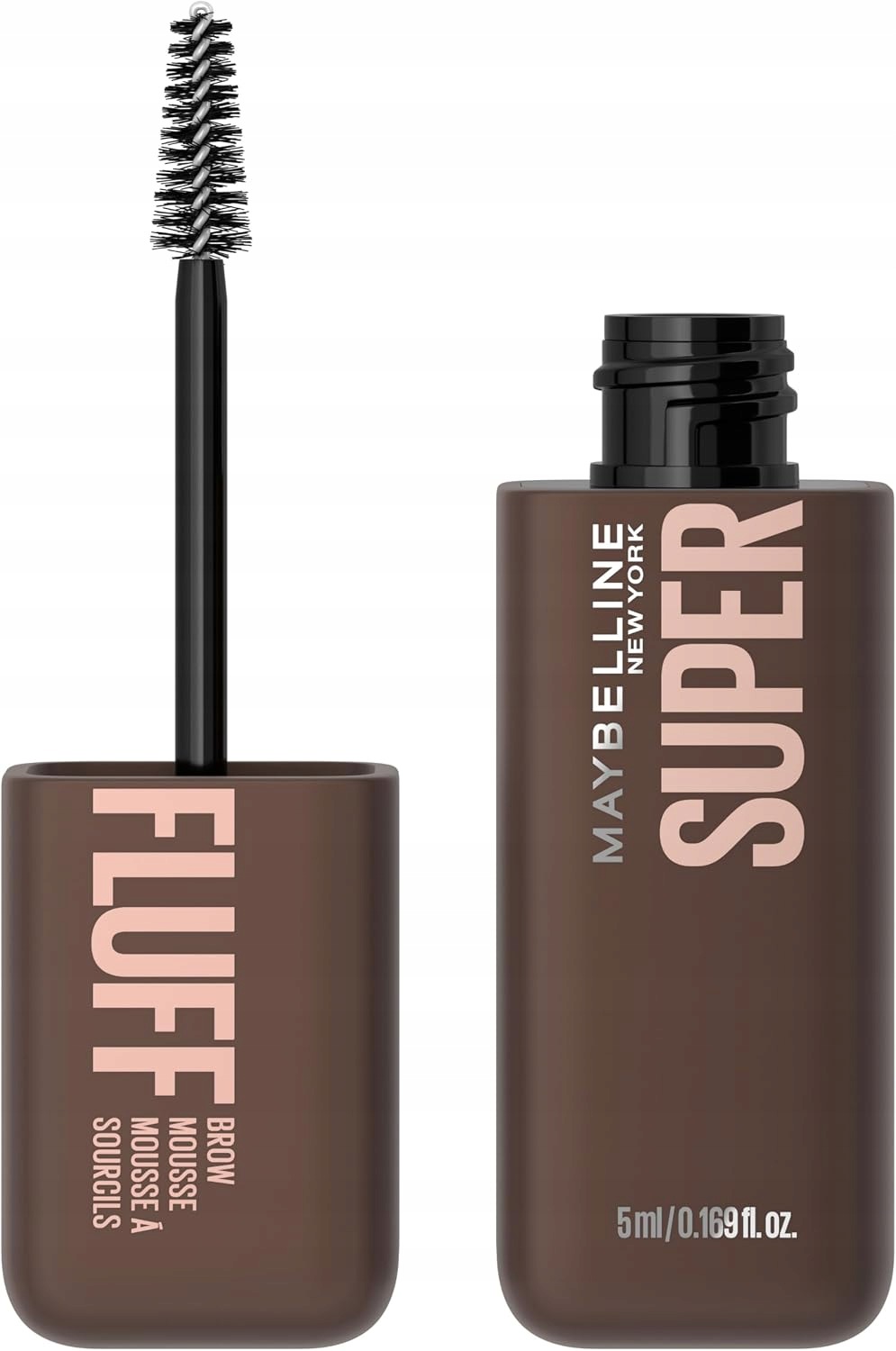 Maybelline Pěna na obočí 260 Deep Brown, nadýchaná, matný objem 5 ml