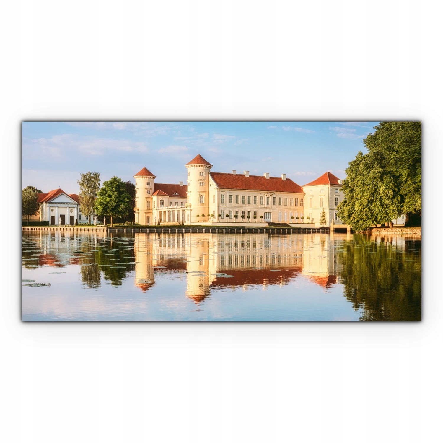 

foto-obraz na płótnie 120x60 Zamek Jezioro Berlin