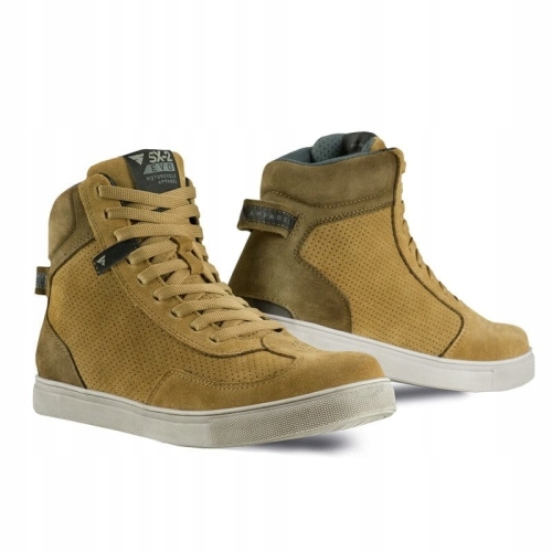 Pánske motocyklové topánky Shima SX-2 Evo 48 hnedé, kožené, priedušné