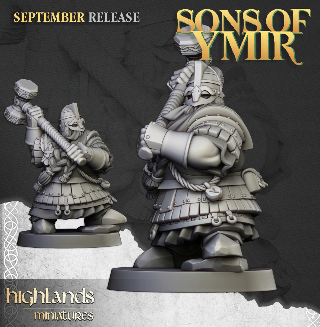 Dwarfs Kingsguard #4 - Highlands Miniatures - Druk 3D Nazwa Dwarfs Kingsguard #4 - Highlands Miniatures - Druk 3D