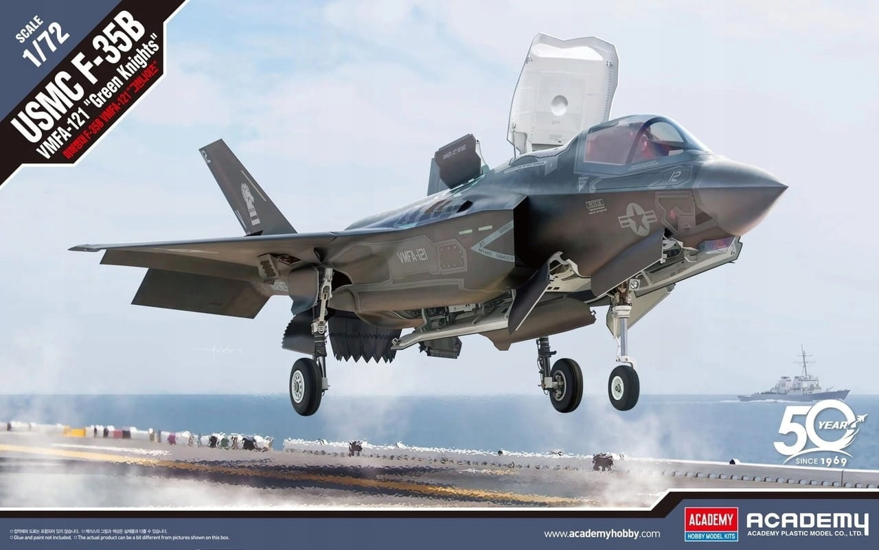 Academy Usmc F-35B VMFA-121 Green Knights 1:72