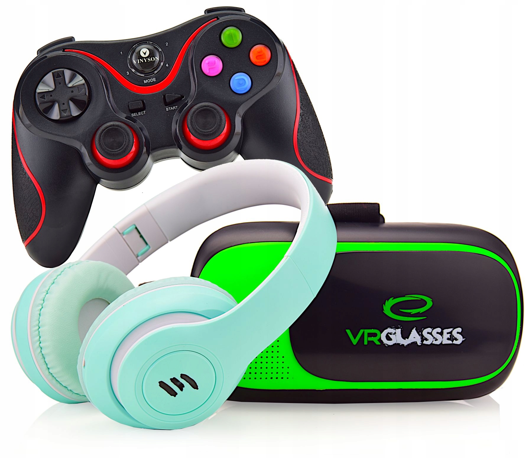 OKULARY VR GOGLE DO TELEFONU+ KONTROLER BLUETOOTH