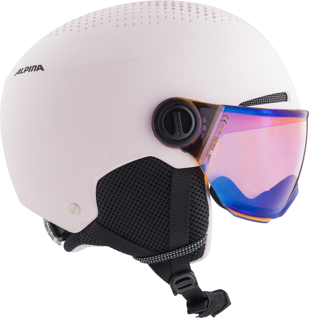 Kask narciarski Alpina Zupo Visor Q-lite Rose Matt roz .54 58 cm #st