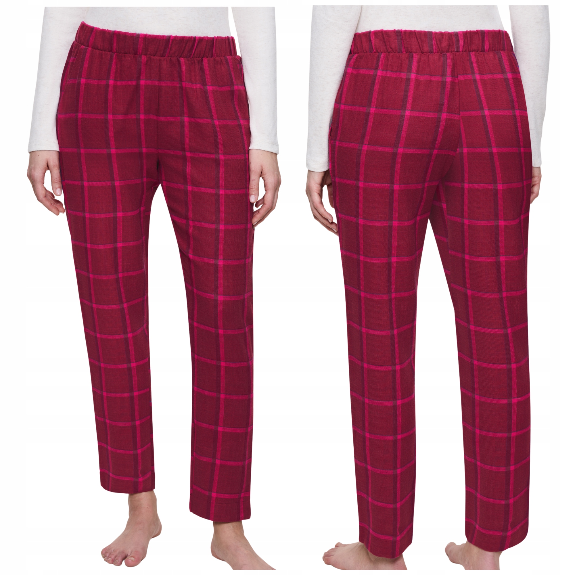 Flanelové kostkované kalhoty bavlna Triumph Mix&Match Tapered Flannel 02X 38