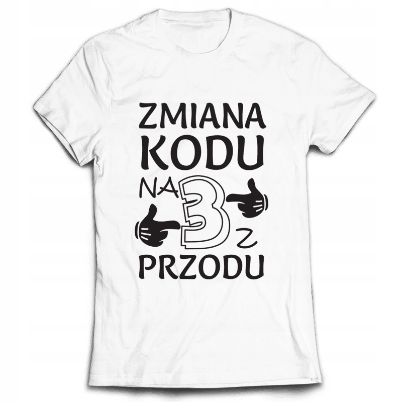 

Koszulka Urodziny 30 Zmiana Kodu Na 3 Z Przodu S