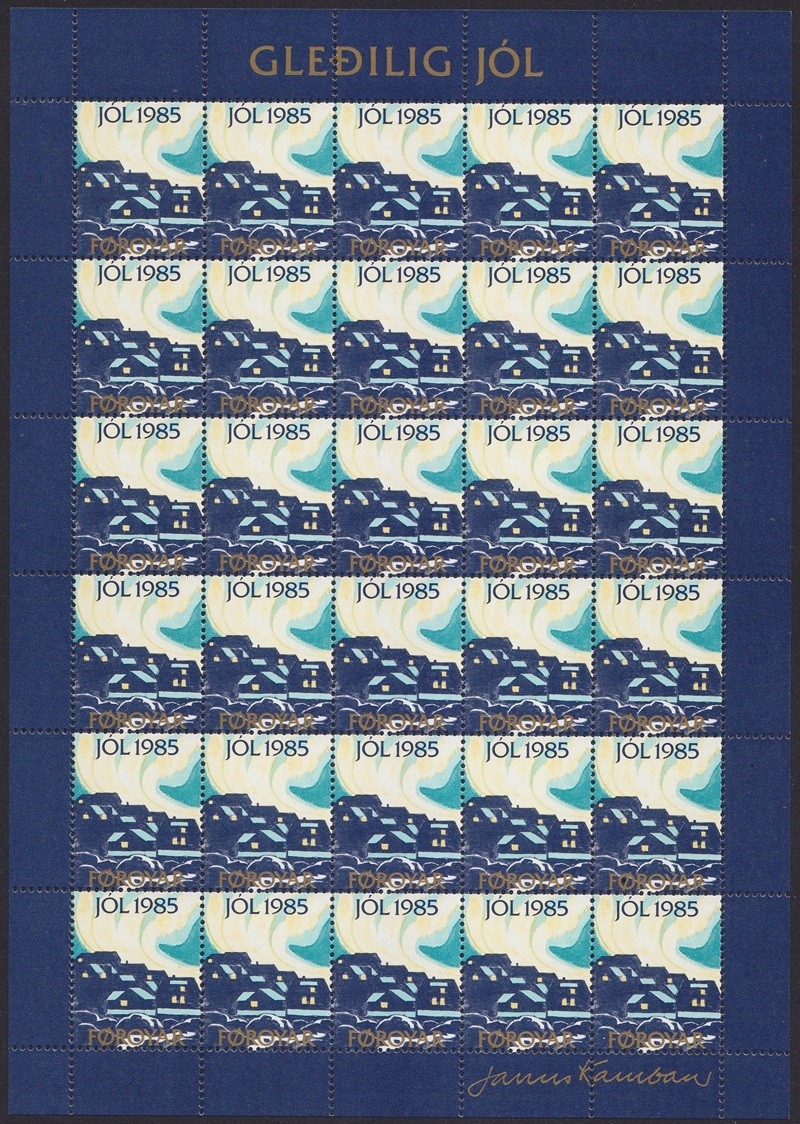 Wyspy Owcze 1985 ark ** Boże Narodzenie