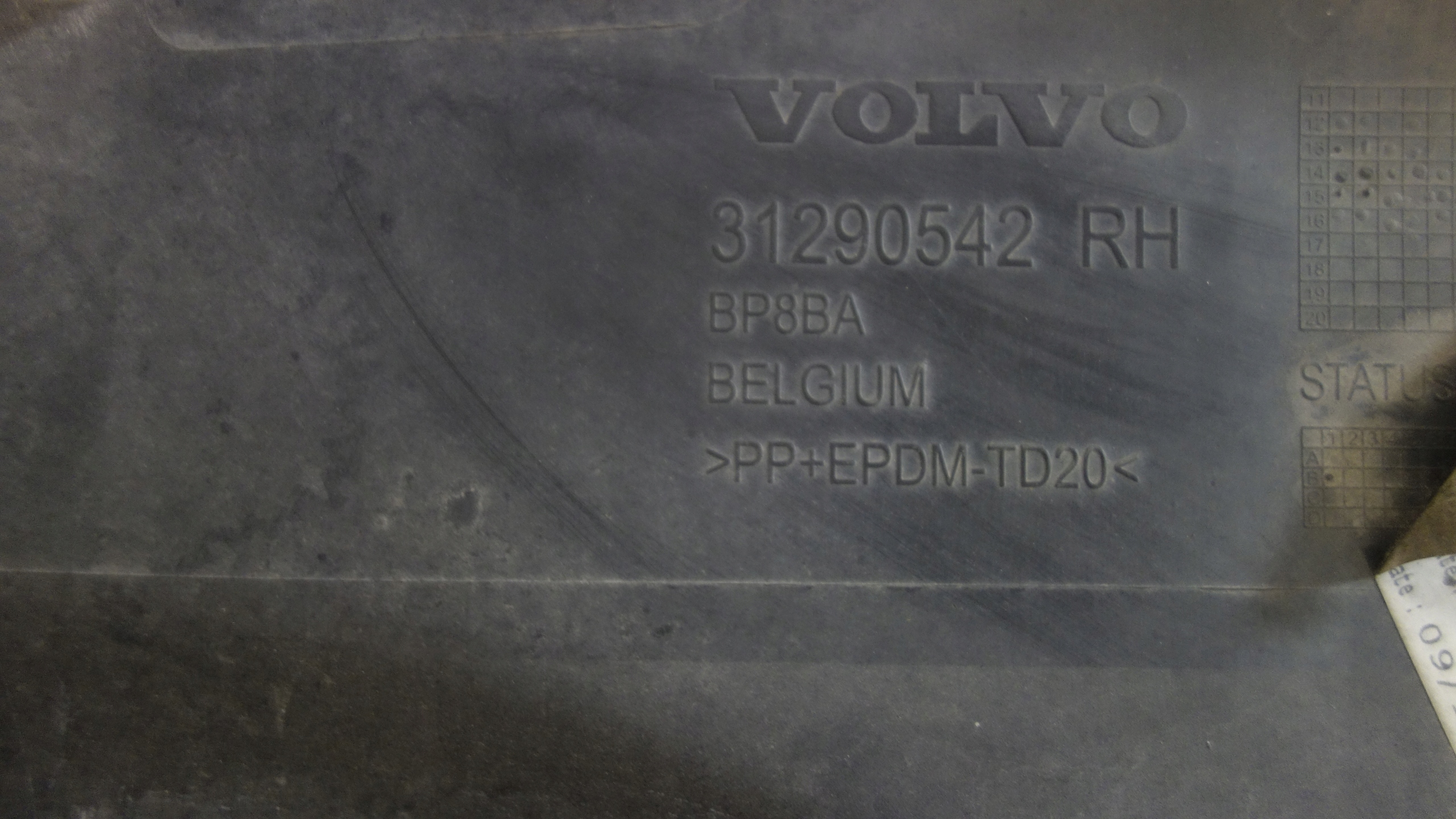volvo oe 31290542