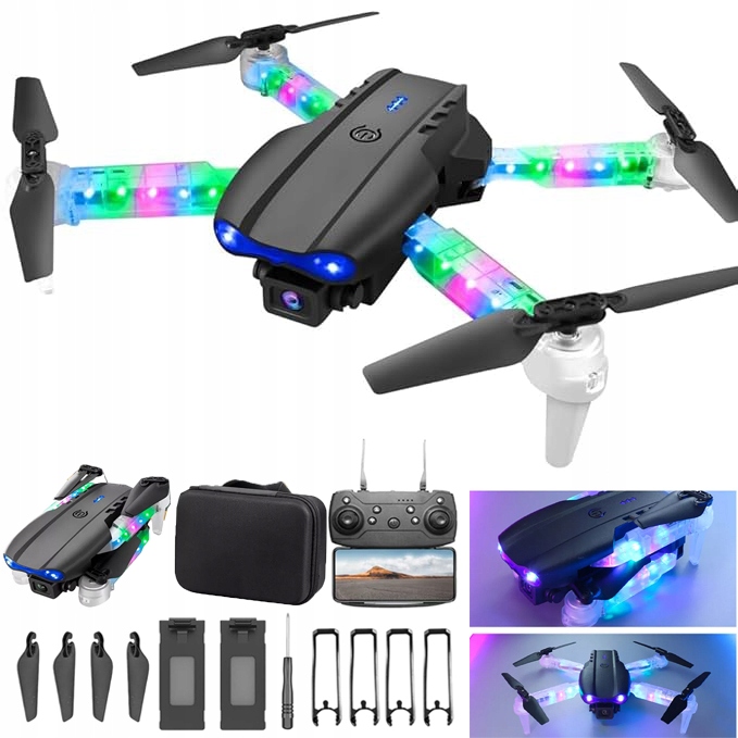 Mini Dron S Dvojitou Kamerou, Režim Udržování Výšky, Wifi, Rc Kvadrokoptéra Pro Fotografování Ze Vzduchu