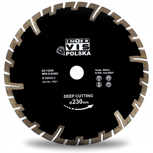 

Tarcza Do Betonu Diamentowa Intervis 230 Deep Cut